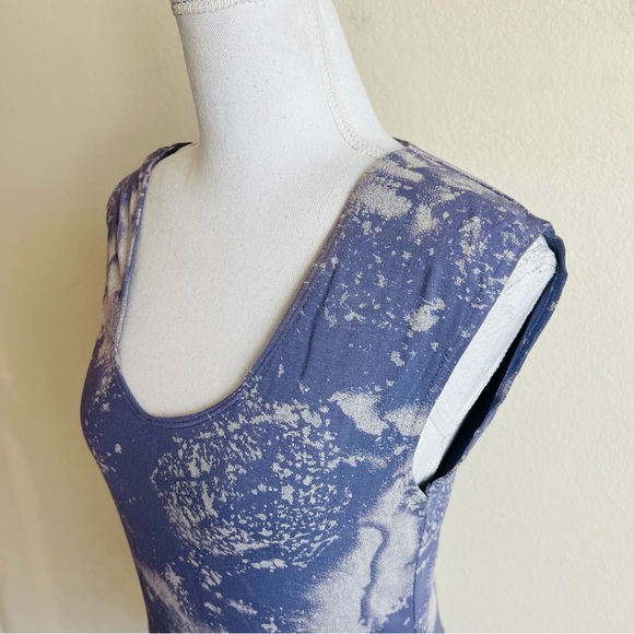 RVCA Later Dude Purple Acid Ocean Wash Panel V-Neck Romper - Picture 6 of 11